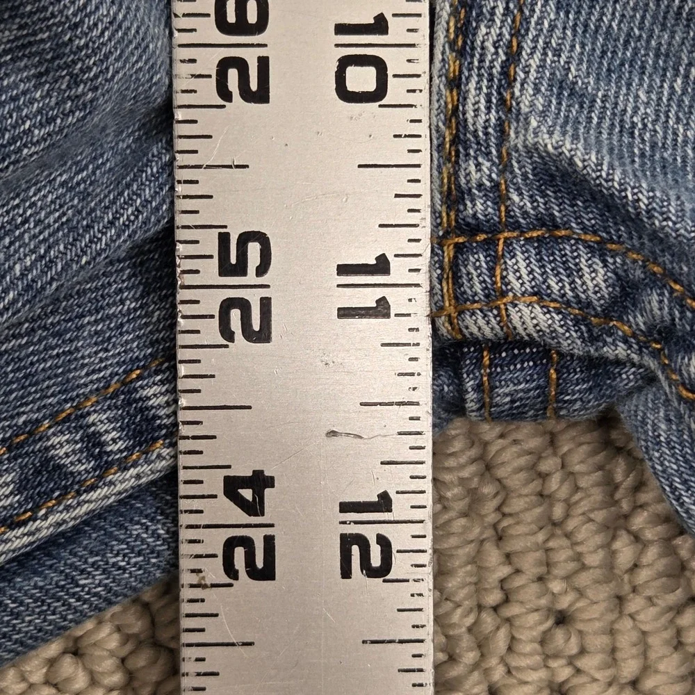Levis 505 Straight Fit Mens Jeans 36x30 Medium Wash‎ Blue Denim 100% Cotton Y2K